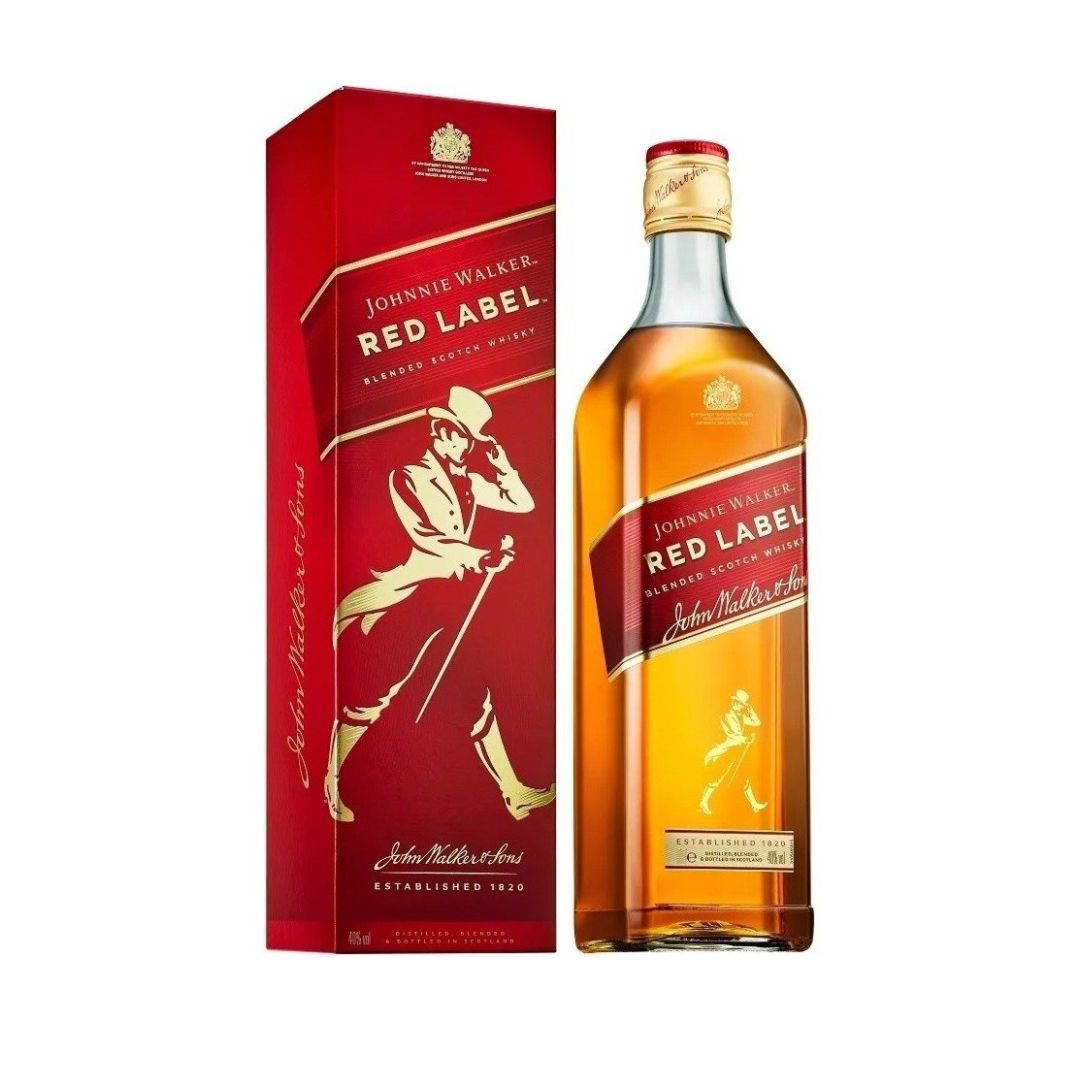 Whisky Johnnie Walker Red Label Litro - 1L - Licores Medellín